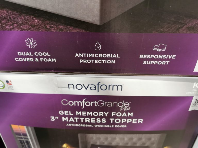 costco novaform luracor mattress topper reviews