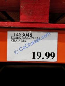 Costco-1483048-Dimex-Clear-Chair-Mat-tag