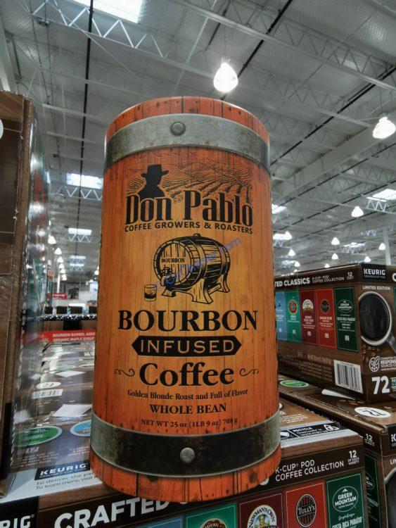 Don Pablo Whiskey Infused Coffee Gift Set - Medium Roast Whole Bean Coffee  with Gift Sack by Stuff Your Sack