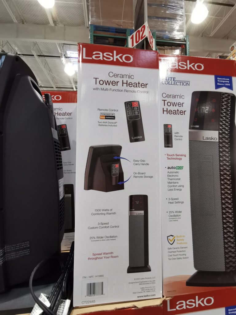 Costco 1415865 Lasko 22 Tower Heater5 CostcoChaser   Costco 1415865 Lasko 22 Tower Heater5 768x1024 