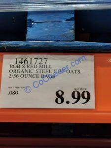 Costco-1461727-Bobs-Red-Mill-Organic-Steel-Cut-Oats-tag