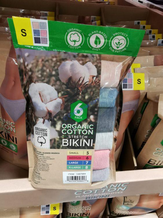 Organic Cotton Stretch Hipster Panties 6-Pack, Felina