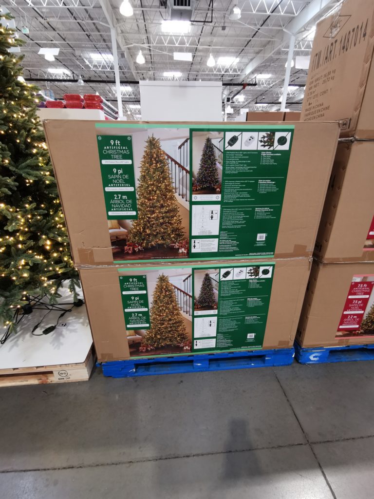 Costco-1487031-9-Pre-Lit-Radiant-Micro-LED-Artificial-Christmas-Tree 