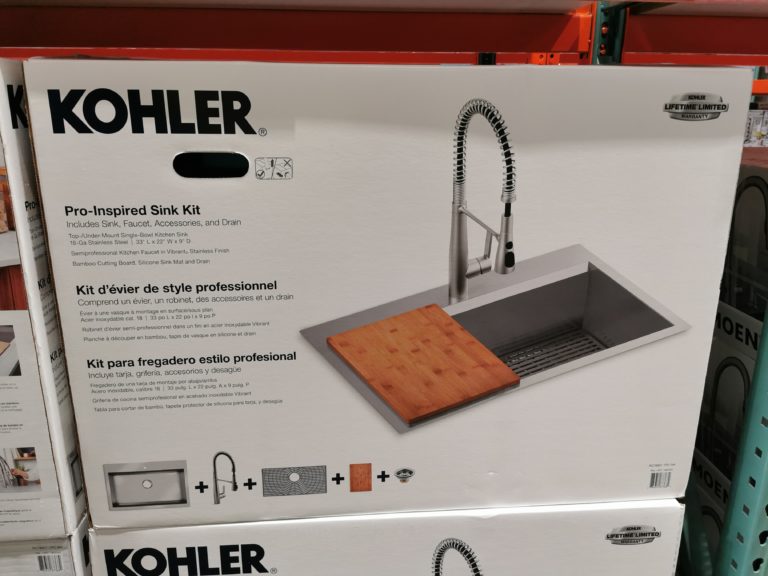 kohler double al in one kitchen sink costco