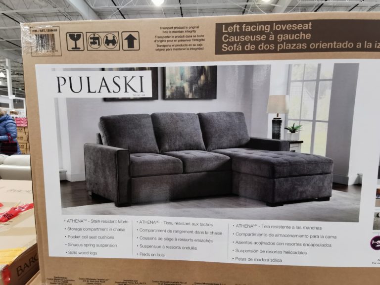 pulaski kendale fabric sofa with pull out bed