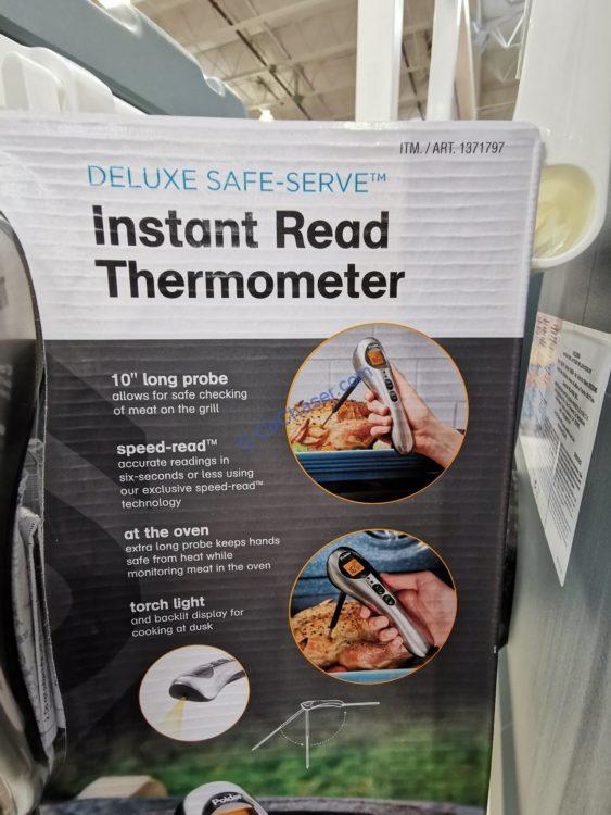 Brand New Polder Deluxe Safe-Serve Instant Read Thermometer