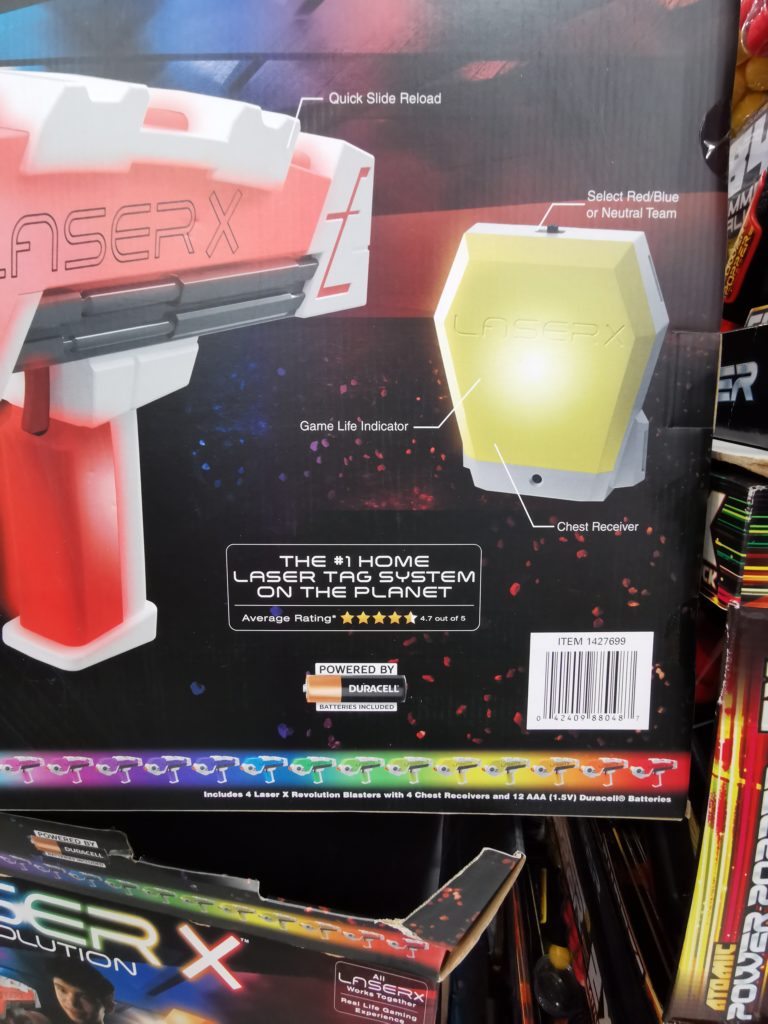 costco laser x 4 player