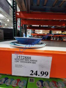 Costco-1572888-Pandex-Sealife-Melamine-12-piece-Dinnerware-Set-tag