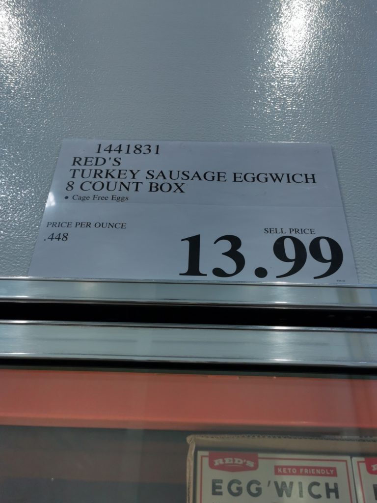 Costco1441831Red’sTurkeySausageEggwichtag CostcoChaser