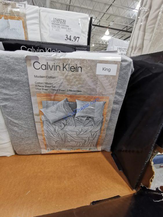 Calvin Klein Modern Cotton 4PC Sheet Set, Queen or King – CostcoChaser