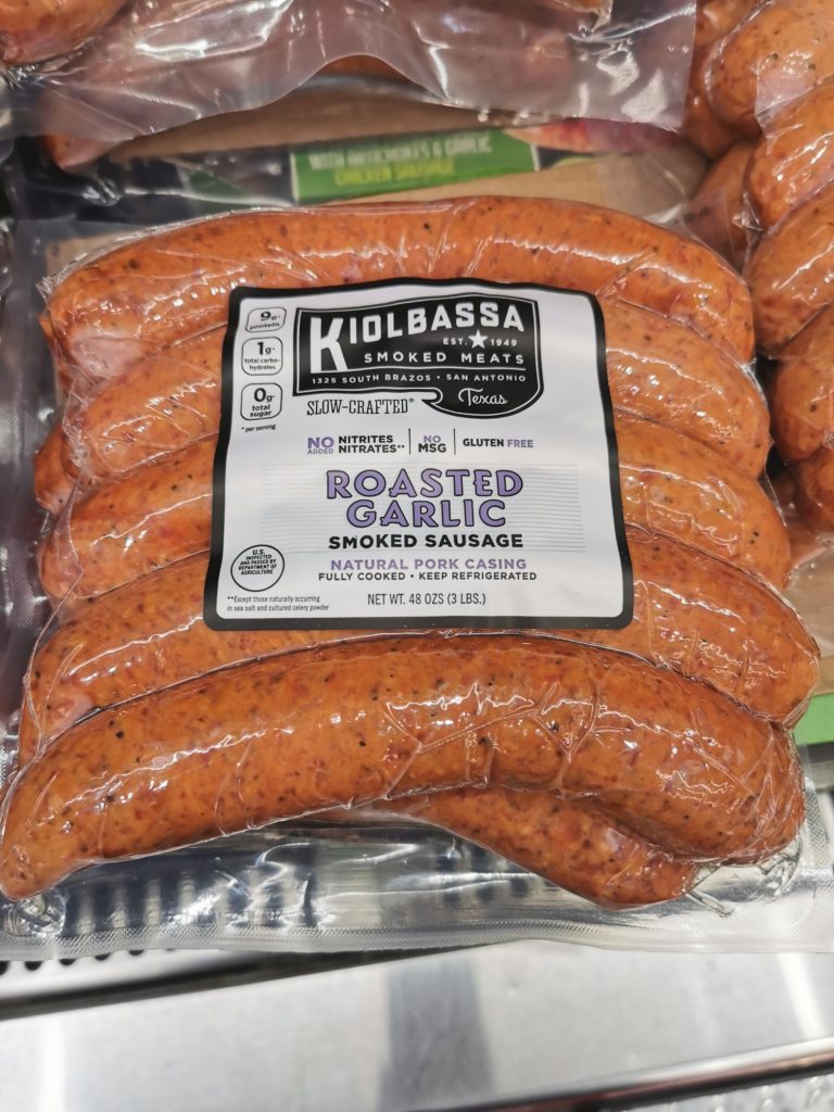 Costco1647685KiolbassaRoastedGarlicSausage CostcoChaser