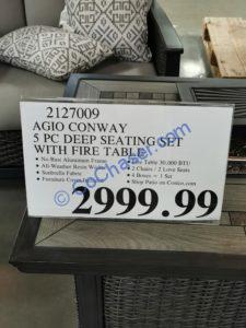 Costco-2127009-Agio-Conway-5-piece-Fire-Deep-Seating-Set-tag