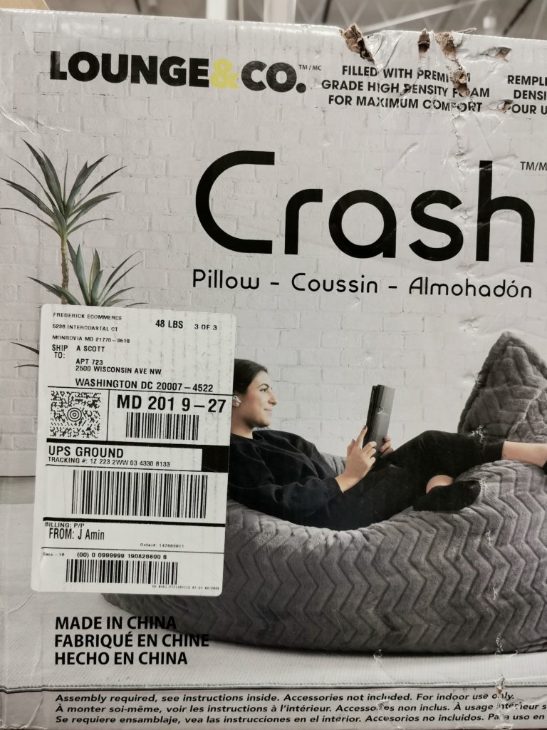 Costco Lounge Co Crash Foam Pillow Costcochaser