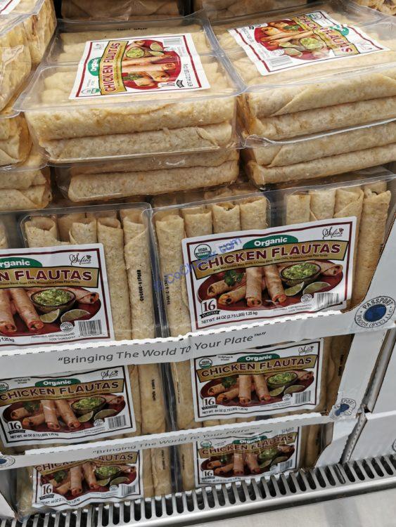 Sofia S Organic Chicken Flautas 44 Ounce Package CostcoChaser   Costco 1158303 Sofia’s Organic Chicken Flautas All 