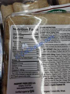 Costco-1158303-Sofia’s-Organic-Chicken-Flautas-chart