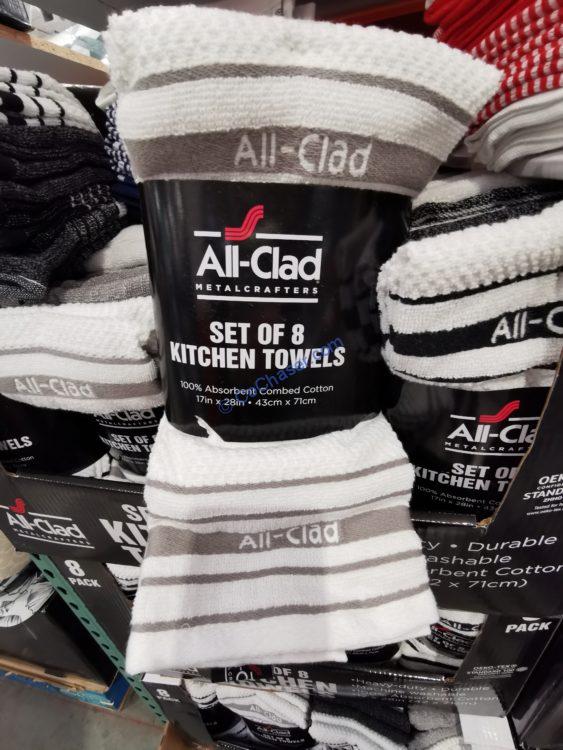 All-Clad 3-Pack Kitchen Towels Set | Mushroom