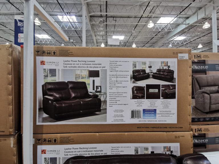 simon li harstine leather sofa costco