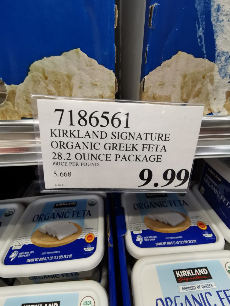 Costco-7186561-Kirkland-Signature-Organic-Greek-Feta-tag – CostcoChaser