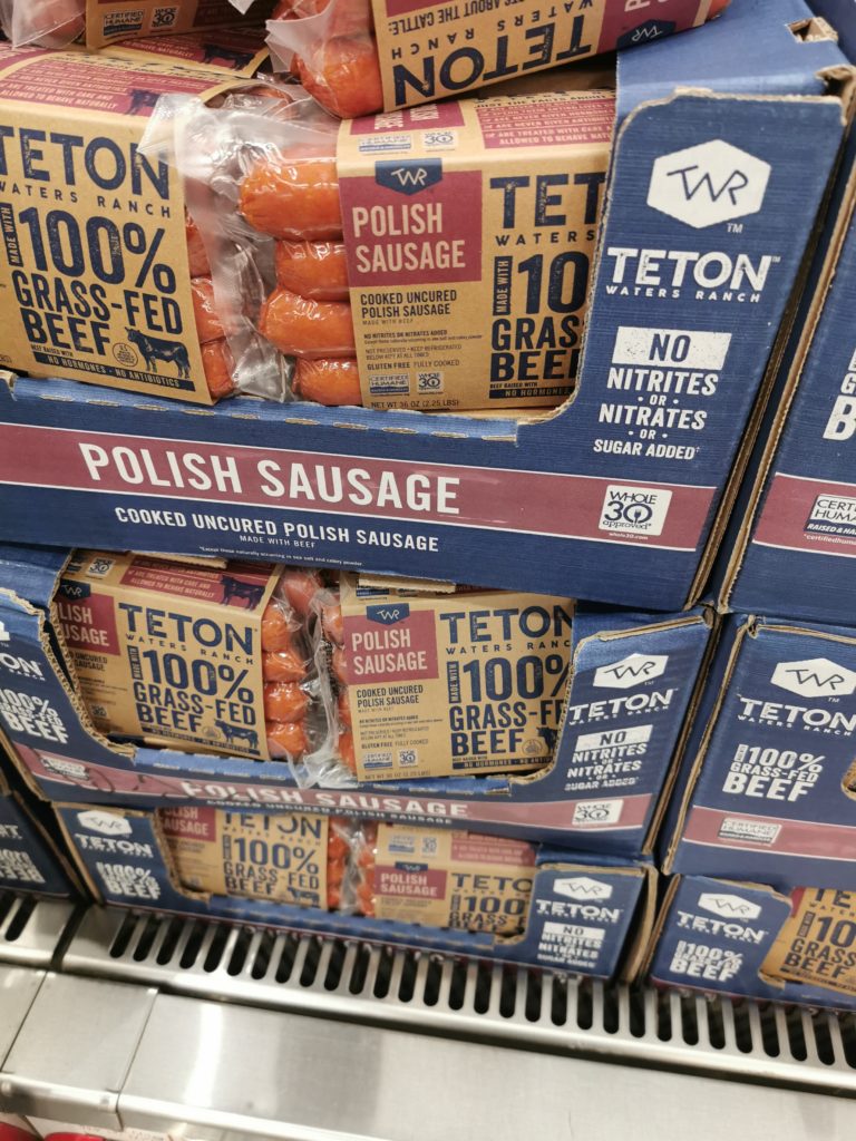 Costco1124028TetonWaterRanchPolishSausageall CostcoChaser