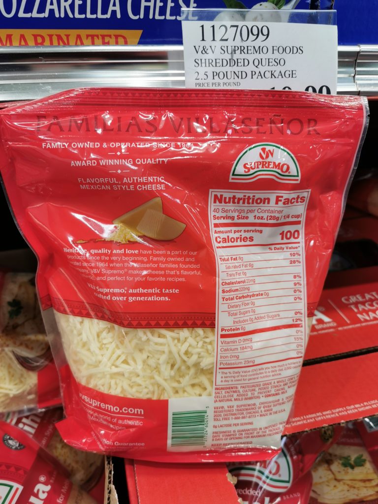 Costco1127099V&VSupremoQuesoChihuahuaShreddedCheese3 CostcoChaser