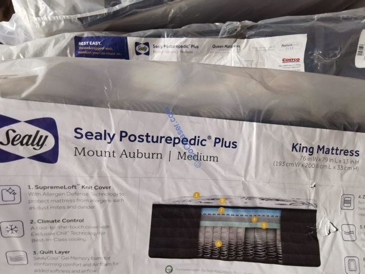 costco sealy posturepedic king mattress
