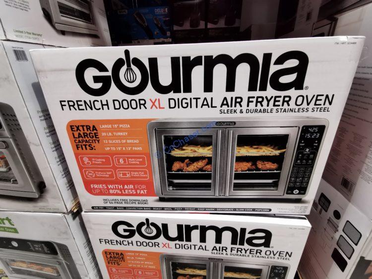 Gourmia XL Digital Air Fryer Toaster Oven with Single-Pull French Doors –  CostcoChaser