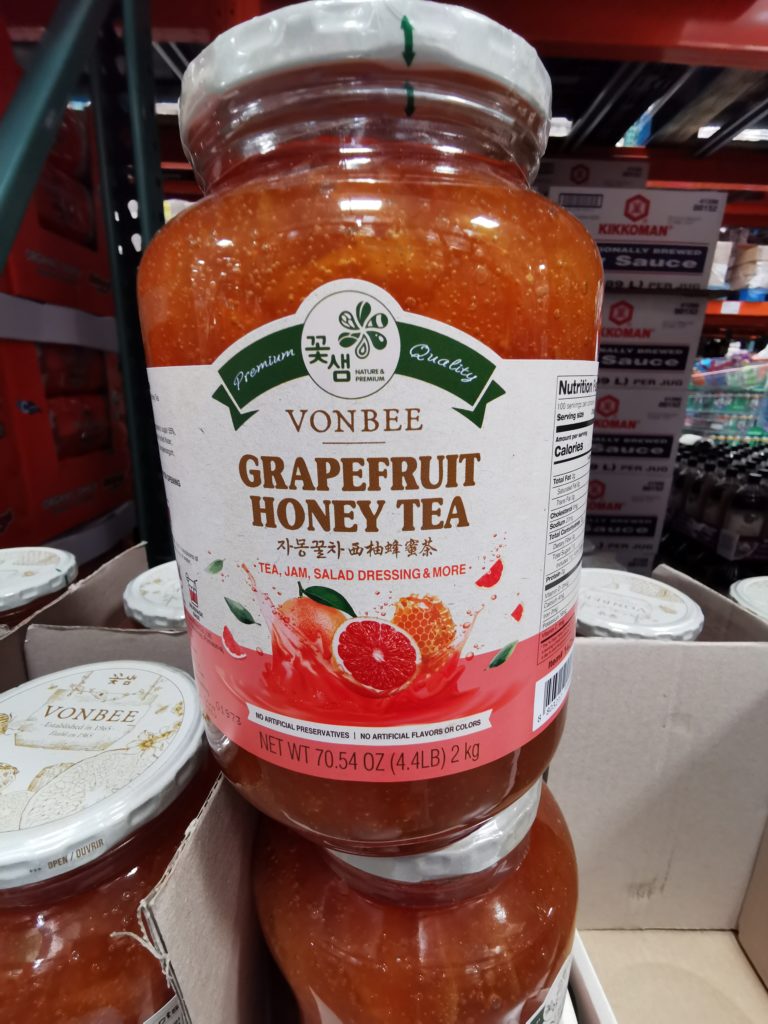 VONBEE Honey Grapefruit Honey Tea 70.54 OZ Container CostcoChaser