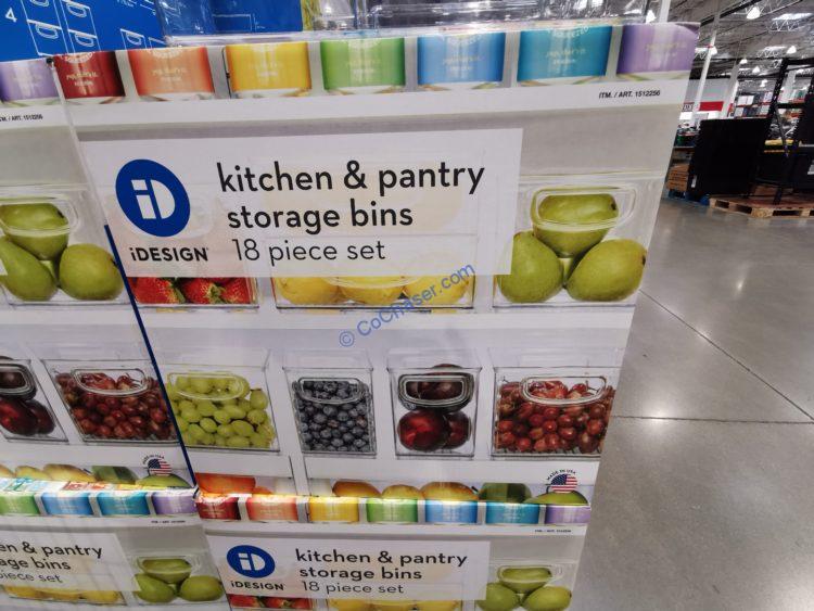 🤩 Kitchen & Pantry Storage Bins are ON SALE at Costco! This 18-piece , Storage  Bins
