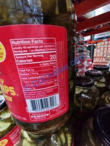 Costco-1577596-Famous-Daves-Sweet-N-Spicy-Pickle-chart