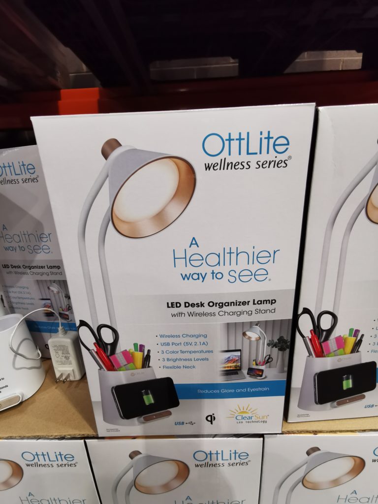 Costco1653261OttliteWirelessChargingDeskLampwithStorage1