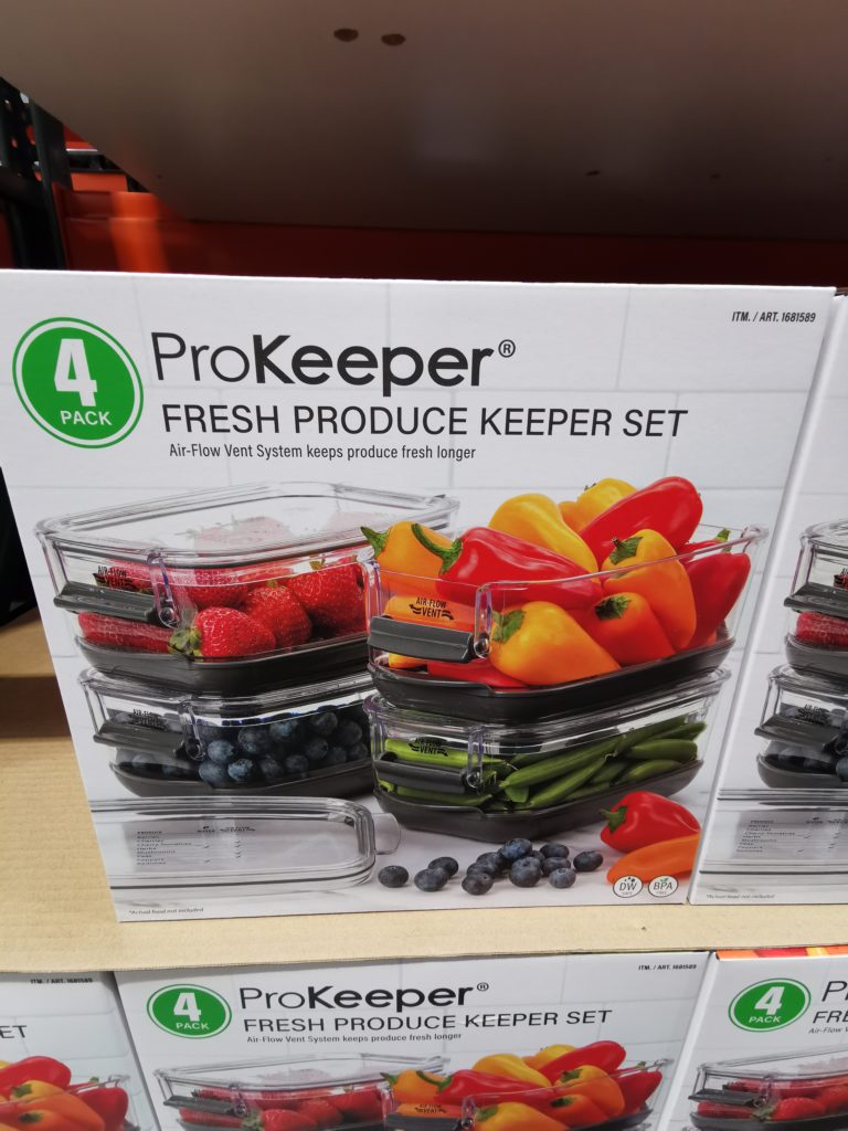 ProKeeper Fresh Produce Keeper Set, 4pack CostcoChaser