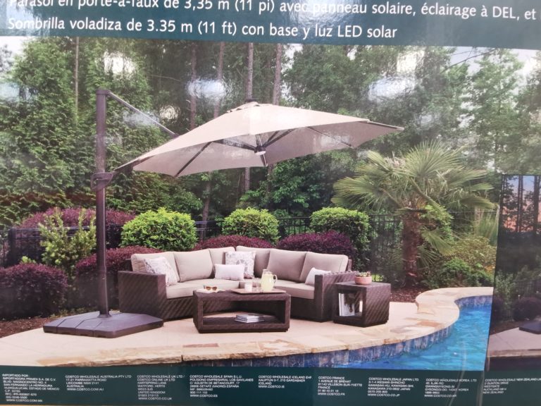 Costco 2327231 Seasons Sentry 11FT Solar LED Cantilever Umbrella2   Costco 2327231 Seasons Sentry 11FT Solar LED Cantilever Umbrella2 768x576 