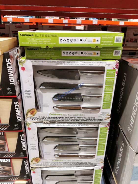 Costco 1630816 Cuisinart 5 Knife Set With Sheath CostcoChaser   Costco 1630816 Cuisinart 5 Knife Set With Sheath 