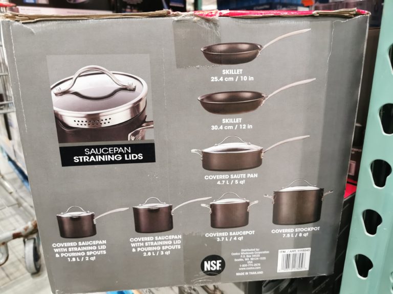 Costco 1119345 Kirkland Signature 12 Piece Non Stick Cookware Set3