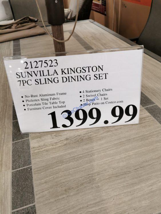 SunVilla Kingston 7-piece Sling Outdoor Dining Set