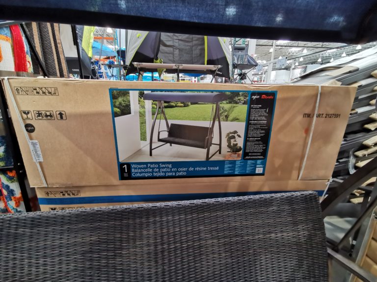 Costco2127591AgioWovenPatioSwingwithFabricCanopy1 CostcoChaser