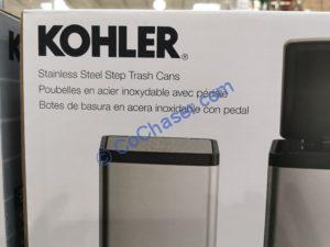 Costco-1451136-Kohler-6L-Stainless-Steel-2PK-Trash-Can-name