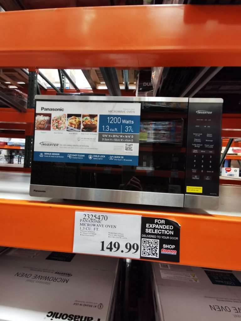 Panasonic 1.3 cu.ft. Countertop Microwave Oven, Model INSC67NS