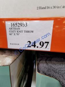 Costco-1652933-Artisan-Cozy-Knit-Throw-tag