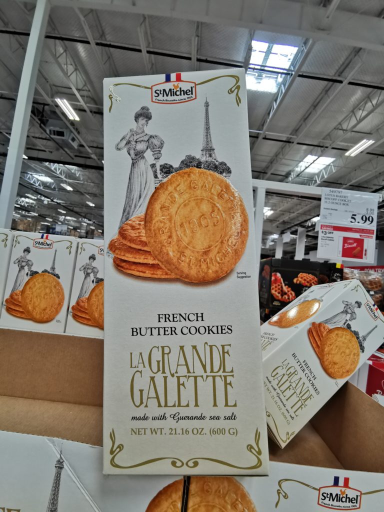 ST Michel La Grande Galette French Butter Cookies, 21.16 Ounce Box ...