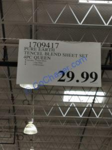 Costco-1709417-Pure-Earth-Tencel-Blend-Sheet-Set-Queen-tag