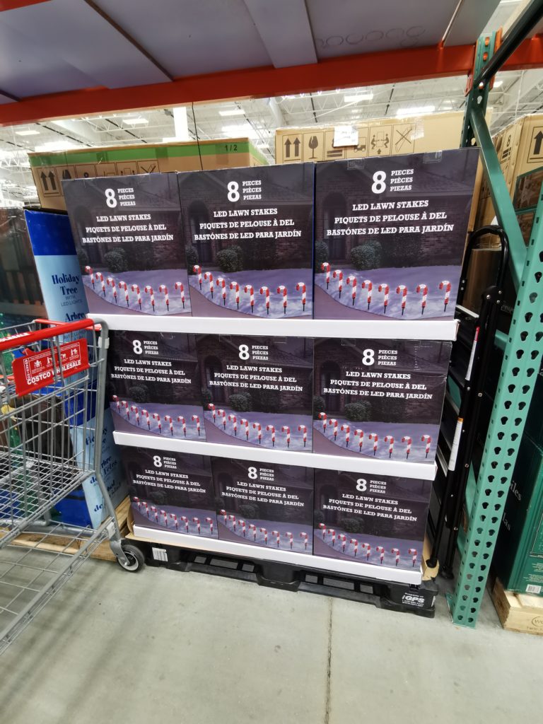 Costco1601438LEDCandyCanePathwayLightsSetall CostcoChaser