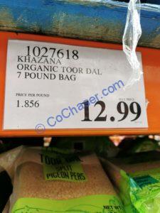 Costco-1027618-Khazana-Organic-Toor-DAL-tag