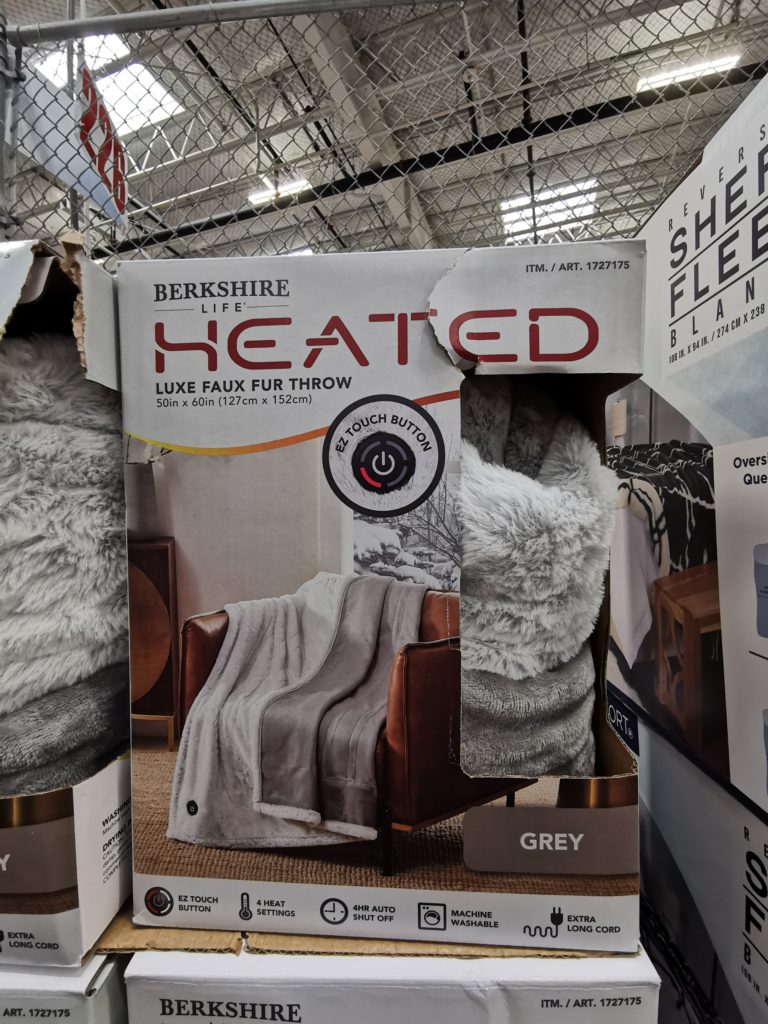 Berkshire Life Heated Throw 50” x 60” CostcoChaser