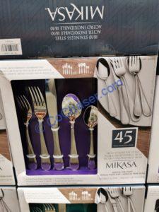 Costco-1630862-Mikasa-45-piece-Flatware-Set