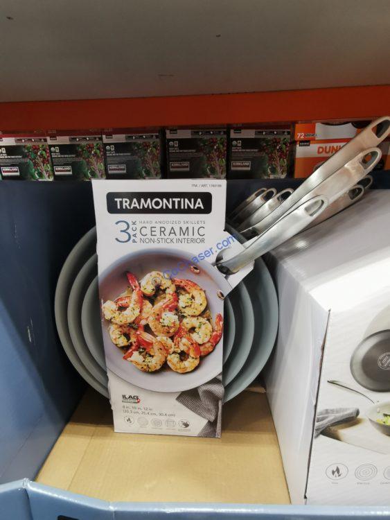 Tramontina Ceramic Nonstick Fry Pan Set, 3-pack