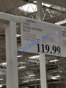 Costco-1695447-Onin-Room-Divider-with-8-Storage-Bins-tag